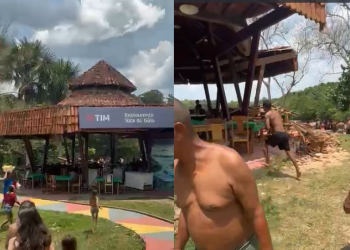 Acidente registrado neste domingo (1º). Foto: Divulgação