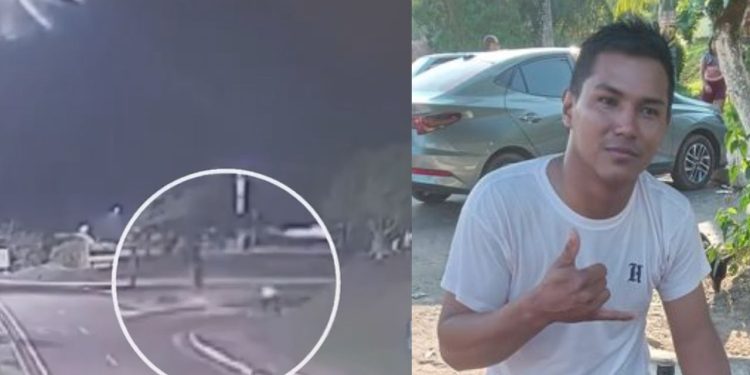 Vídeo: Motoqueiro morre em acidente em Presidente Figueiredo após pilotar sem capacete