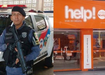 PM leva esporro de gerente por beber água dentro de loja no Centro de Manaus durante patrulhamento: "É dos clientes"