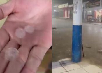 Milagre? Município do interior do Amazonas é 'abençoado' com chuva de granizo: "eita glória"