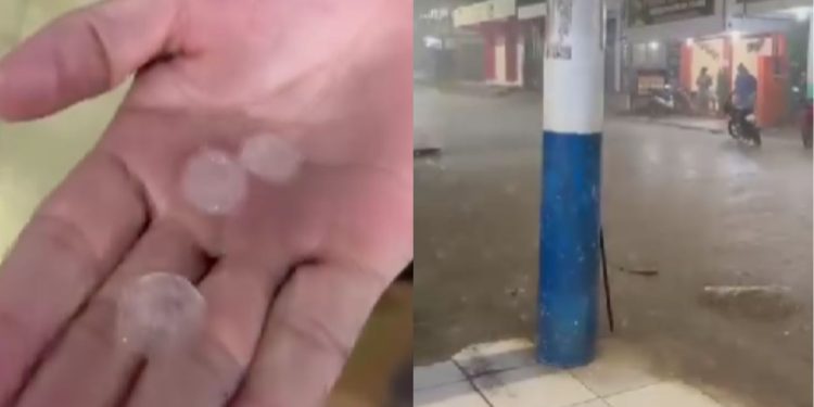 Milagre? Município do interior do Amazonas é 'abençoado' com chuva de granizo: "eita glória"