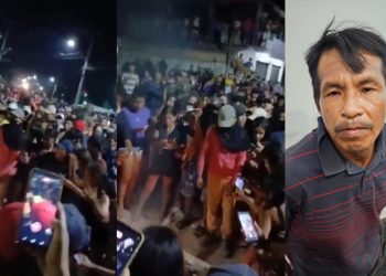 Vídeo: População de Jutaí aparece pulando alegremente ao ver estupr4dor dando último suspiro de vida: "Uh, vai morrer"