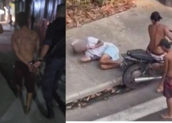 Vídeo: Vulgo 'Menor', envolvido em tiroteio no Parque 10 que deixou três feridos é preso