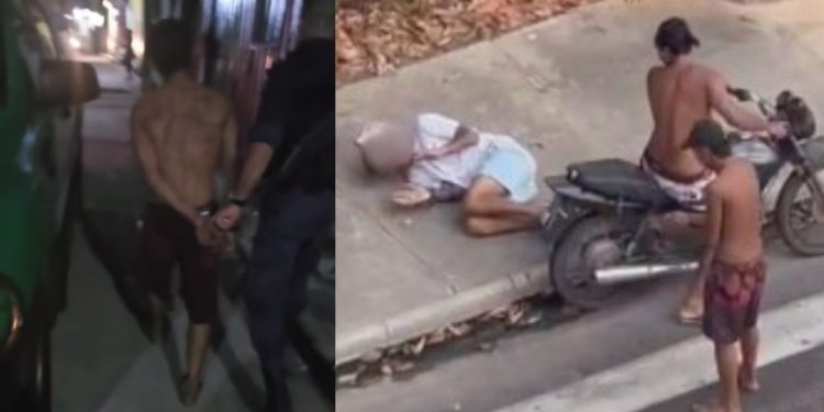 Vídeo: Vulgo 'Menor', envolvido em tiroteio no Parque 10 que deixou três feridos é preso