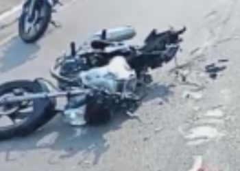 Condutor de carreta tira vida de motociclista em acidente no Distrito; veja o vídeo