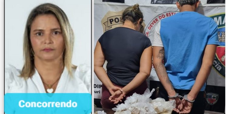 'Kita', candidata a vereadora é presa com arma, drogas e mais de 5 mil reais em espécie no Amazonas