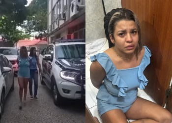 A jovem foi presa em Copacabana, no Rio de Janeiro. Foto: Reprodução