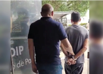 A prisão ocorreu na rua Jambu, bairro Jorge Teixeira, Zona Leste de Manaus. Foto: Reprodução