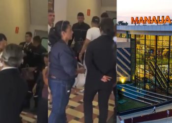 Vídeo: Vendedor ambulante é agredido e jogado no chão por seguranças do Manauara Shopping