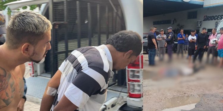 Vídeo mostra dupla que tentou assaltar estudantes sofrendo após levar 't1ro e p0rrada' no Canaranas