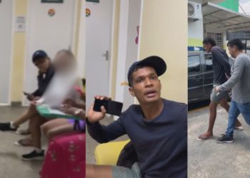 Vídeo: Dentro de UBS, investigador grava prisão de filho que ameaçou o pai idoso em Manaus