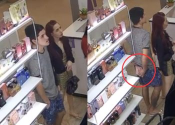Casal é flagrado furtando perfume de loja dentro de shopping em Manaus