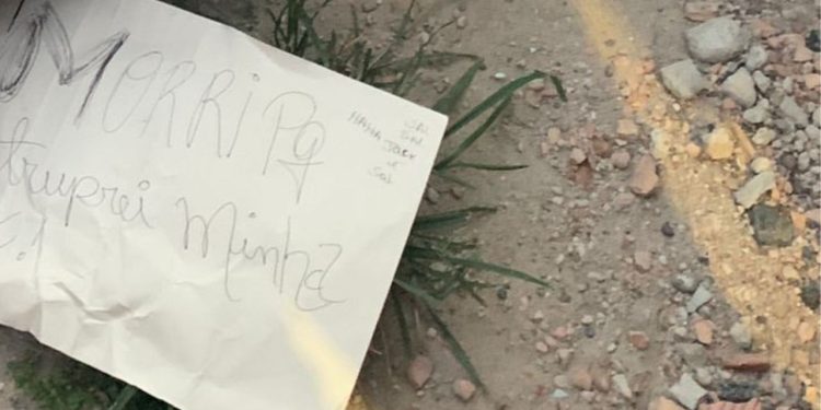 Imagem forte: Traficantes tiram a vida de flamenguista em Manaus e deixam bilhete explicando o motivo