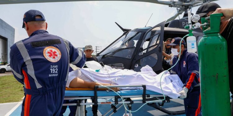 O fato ocorreu no KM 17 do ramal Francisca Mendes, em Rio Preto da Eva (a 57 quilômetros de Manaus). Foto: Mauro Neto/ Secom