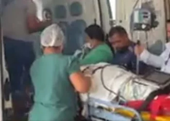 A vítima sofreu várias fraturas pelo corpo. Foto: Reprodução