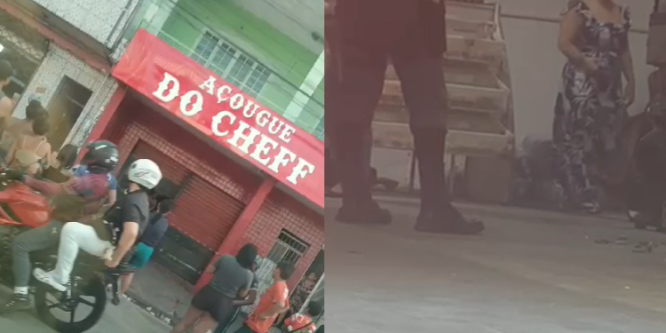 O homem morreu na hora com cerca de sete tiros. Foto: Reprodução