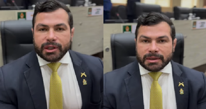 O vídeo foi postado nas redes sociais do vereador. Foto: Reprodução. Foto: Reprodução