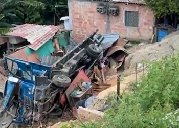 A casa ficou totalmente destruída. Foto: Reprodução