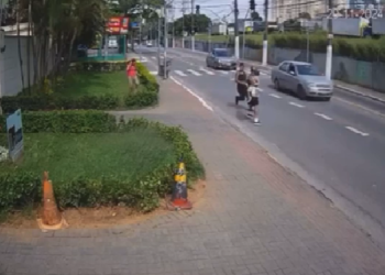 O crime ocorreu na última quarta-feira (20), na avenida Nossa Senhora do Ó, no bairro do Limão, Zona Norte de São Paulo. Foto: Reprodução