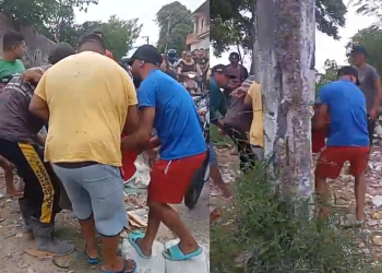 Não foi informado o estado de saúde do homem. Foto: Reprodução