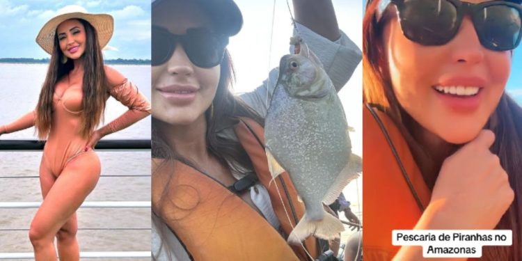 'Com certeza voltarei', declara irmã de Deolane Bezerra após curtir férias em Manaus