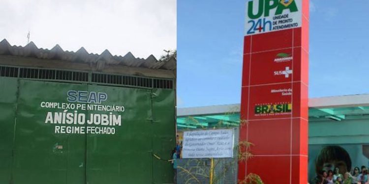 Presidiário dá entrada em UPA com hematomas nas costas e m0rr3 misteriosamente em Manaus
