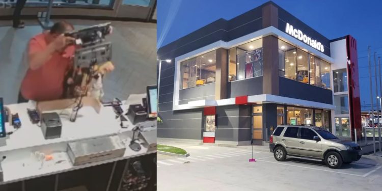 Cliente quebra computador de McDonald's da Djalma Batista ao receber resposta grosseira de atendente