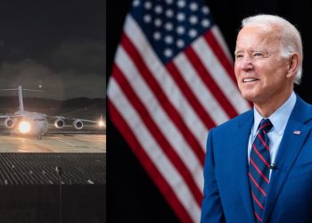 Vídeo: Equipamentos para visita do presidente dos EUA a Manaus chegam no aeroporto Eduardo Gomes