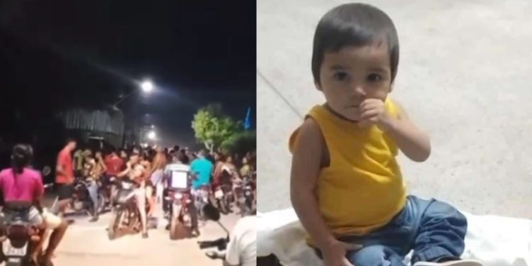 Urgente: Moradores de Codajás se revoltam após mãe ser presa por tirar a vida do filho de 1 ano