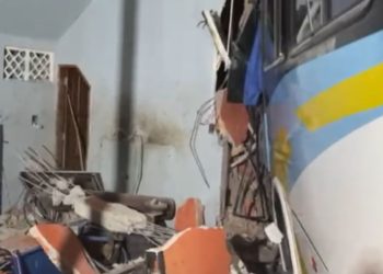 Vídeo: Cliente de oficina é atropelad0 por ônibus desgovernado no Nova Cidade