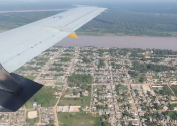 O avião supostamente caiu na sexta-feira de manhã (20). Foto: Reprodução