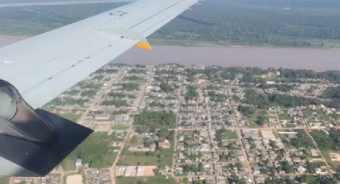 O avião supostamente caiu na sexta-feira de manhã (20). Foto: Reprodução