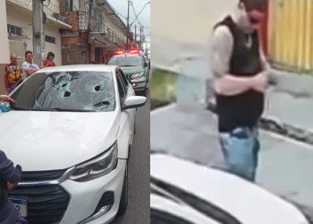 O homem seria um policial da reserva. Foto: Reprodução