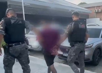 A vítima ficou mantida em cativeiro por quase 48 horas na rodovia AM-010. Foto: Reprodução