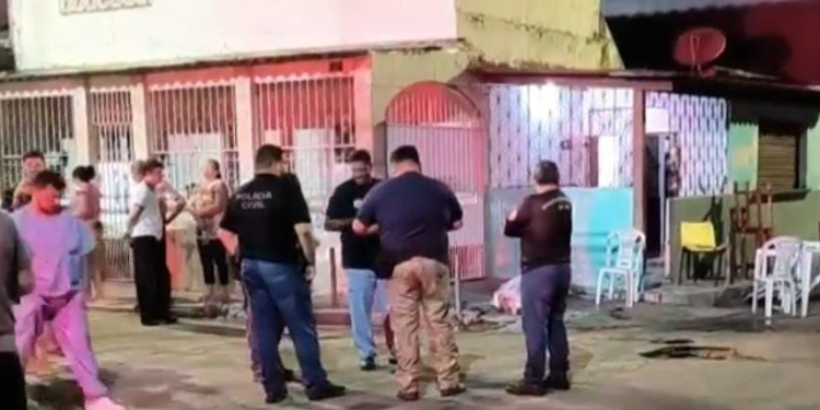 O crime ocorreu na rua Januária, bairro Flores, Zona Centro-Sul de Manaus, enquanto ele jogava dominó. Foto: Divulgação