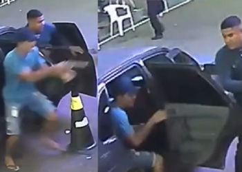 A dupla ainda não foi identificada. Foto: Reprodução