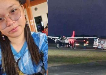 A transferência foi feita em UTI aérea. Foto: Divulgação