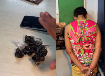 O homem foi preso e levado ao 19º DIP. Foto: Reprodução