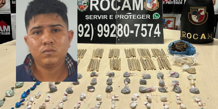 O homem foi preso em flagrante. Foto: Reprodução