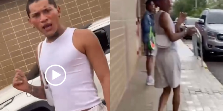 Os dois já são conhecidos e ficam na área do estacionamento abordando clientes. Foto: Reprodução