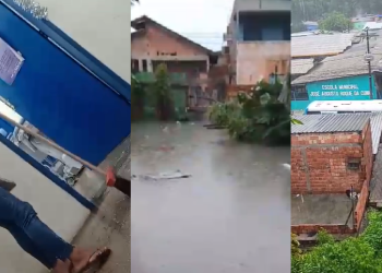 Tarde chuvosa com vários transtornos para o amazonense. Foto: Divulgação