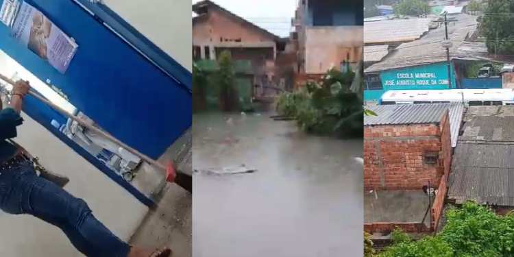 Tarde chuvosa com vários transtornos para o amazonense. Foto: Divulgação