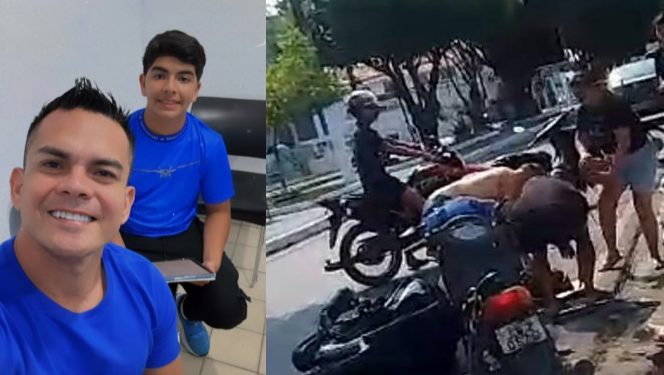 O acidente ocorreu neste domingo e envolveu outros dois jovens. Foto: Reprodução