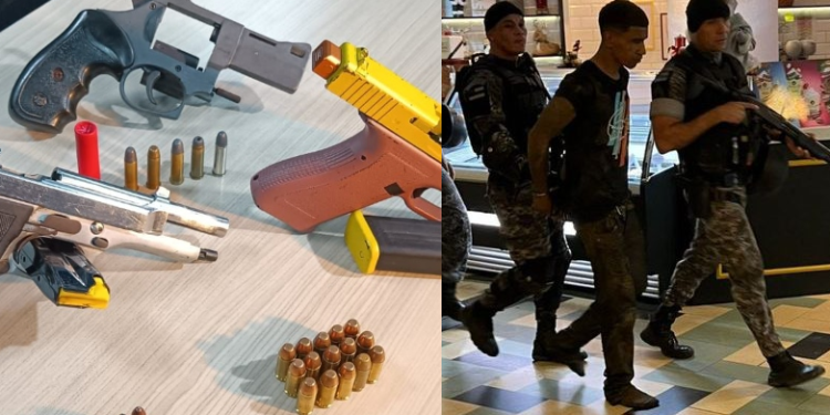 Dos cinco, um foi preso ainda no dia do crime. Foto: Divulgação/PC-AM