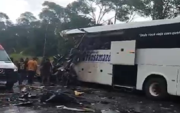 Acidente ocorreu na manhã desta sexta-feira (20). Foto: Reprodução
