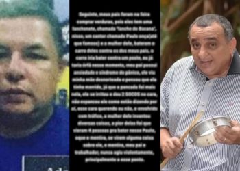 Filha do 'Bacana', apontado como agress0r de Paulo Onça, alega que o pai não o espanc0u: 'apenas dois socos'