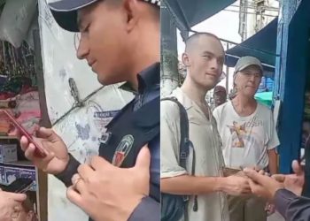 Fluente em três línguas, soldado da PM viraliza ao auxiliar gringos no Centro de Manaus; VÍDEO