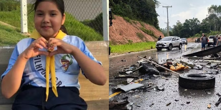 Ela, a mãe a irmã mais velha vinham para Manaus. Foto: Reprodução