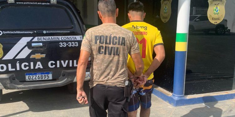 O tio chegou a fugir de Benjamin Constant, mas foi preso em seguida. Foto: Divulgação/PC-AM