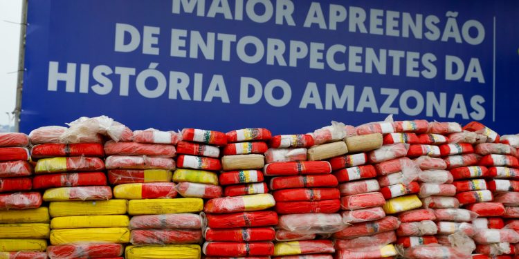 As apreensões ocorreram durante ações deflagradas pelas polícias Civil e Militar. Foto: Divulgação/SSP-AM